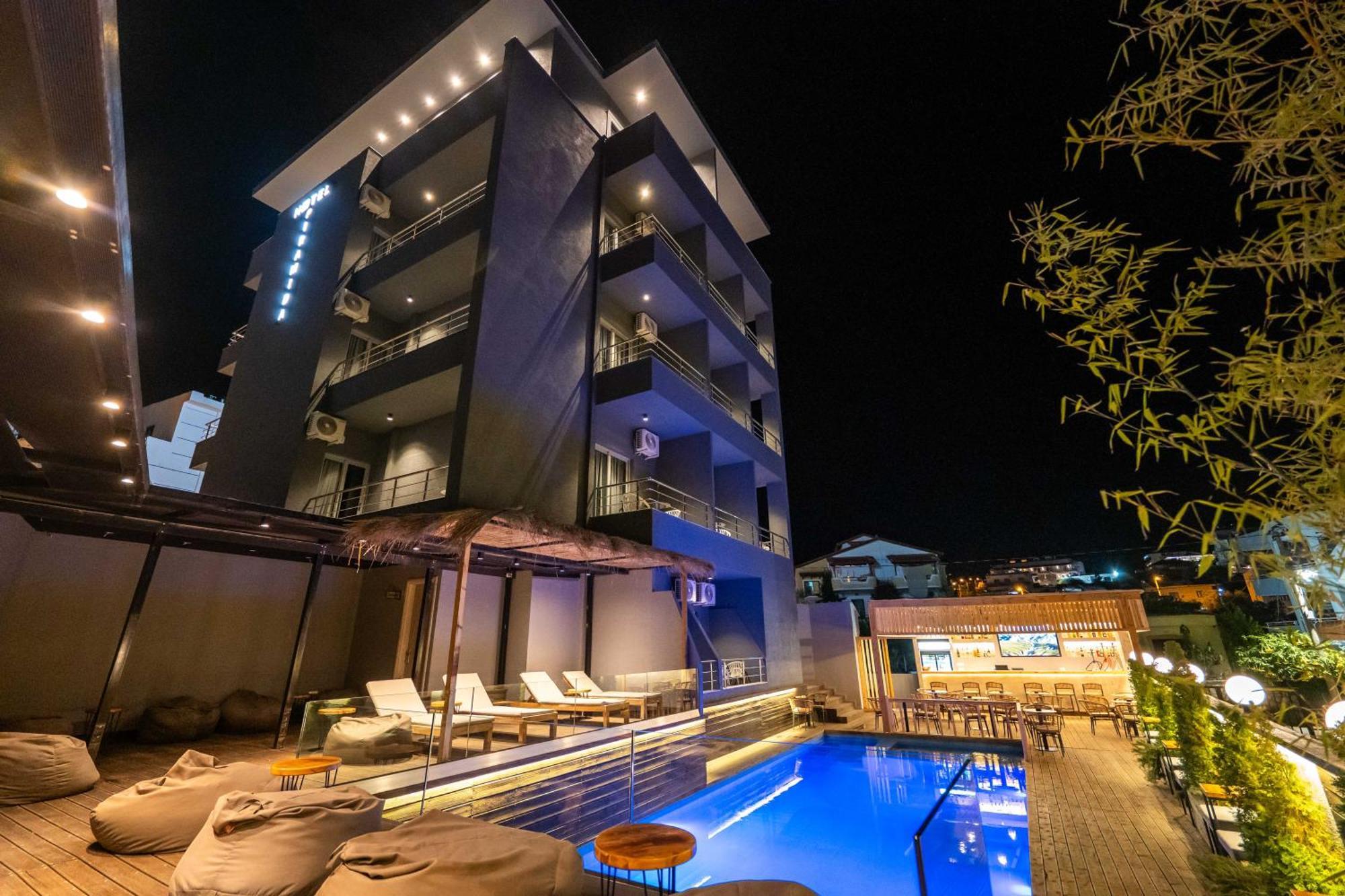 Hotel Piramida Ksamil Buitenkant foto