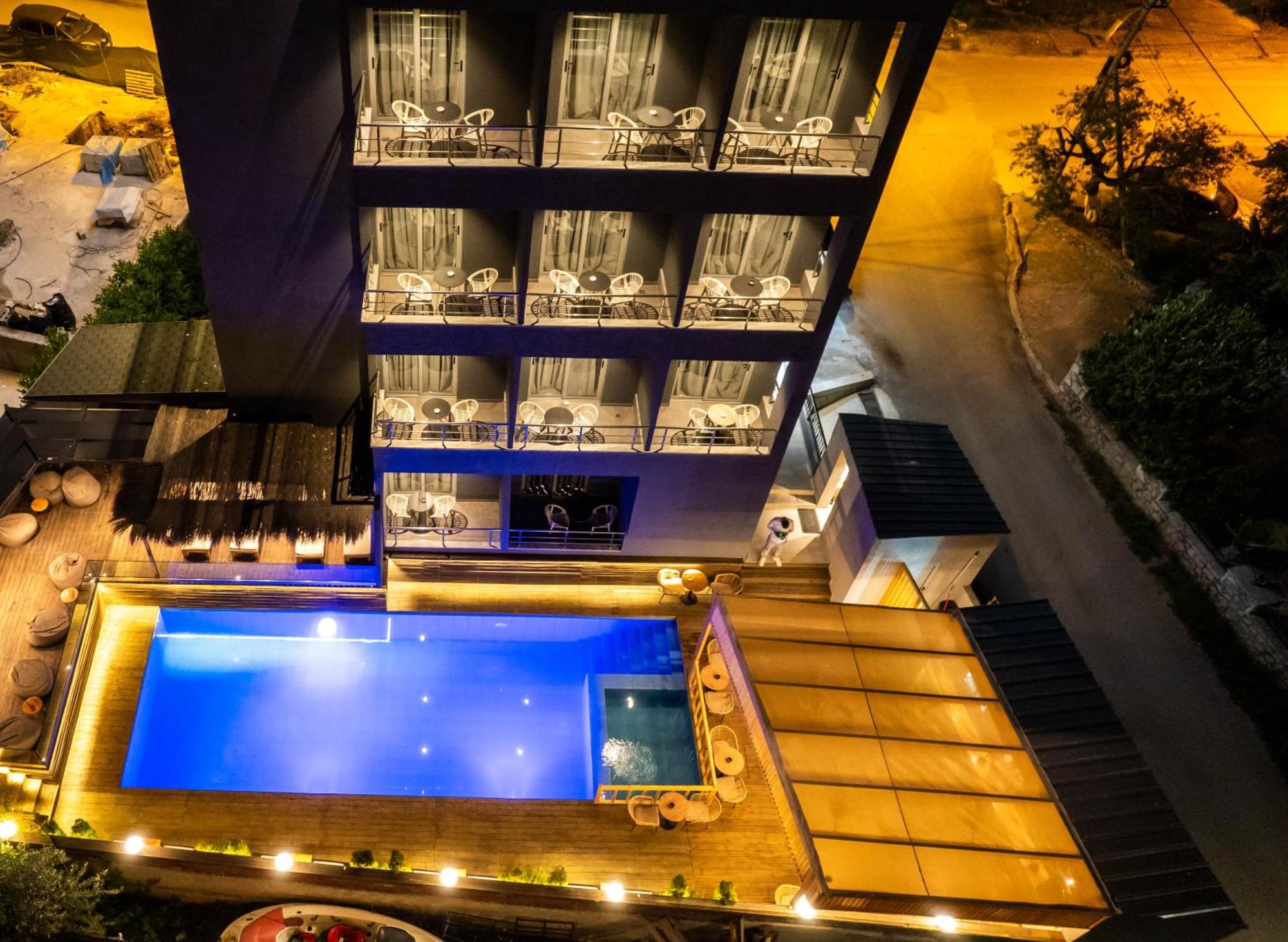 Hotel Piramida Ksamil Buitenkant foto