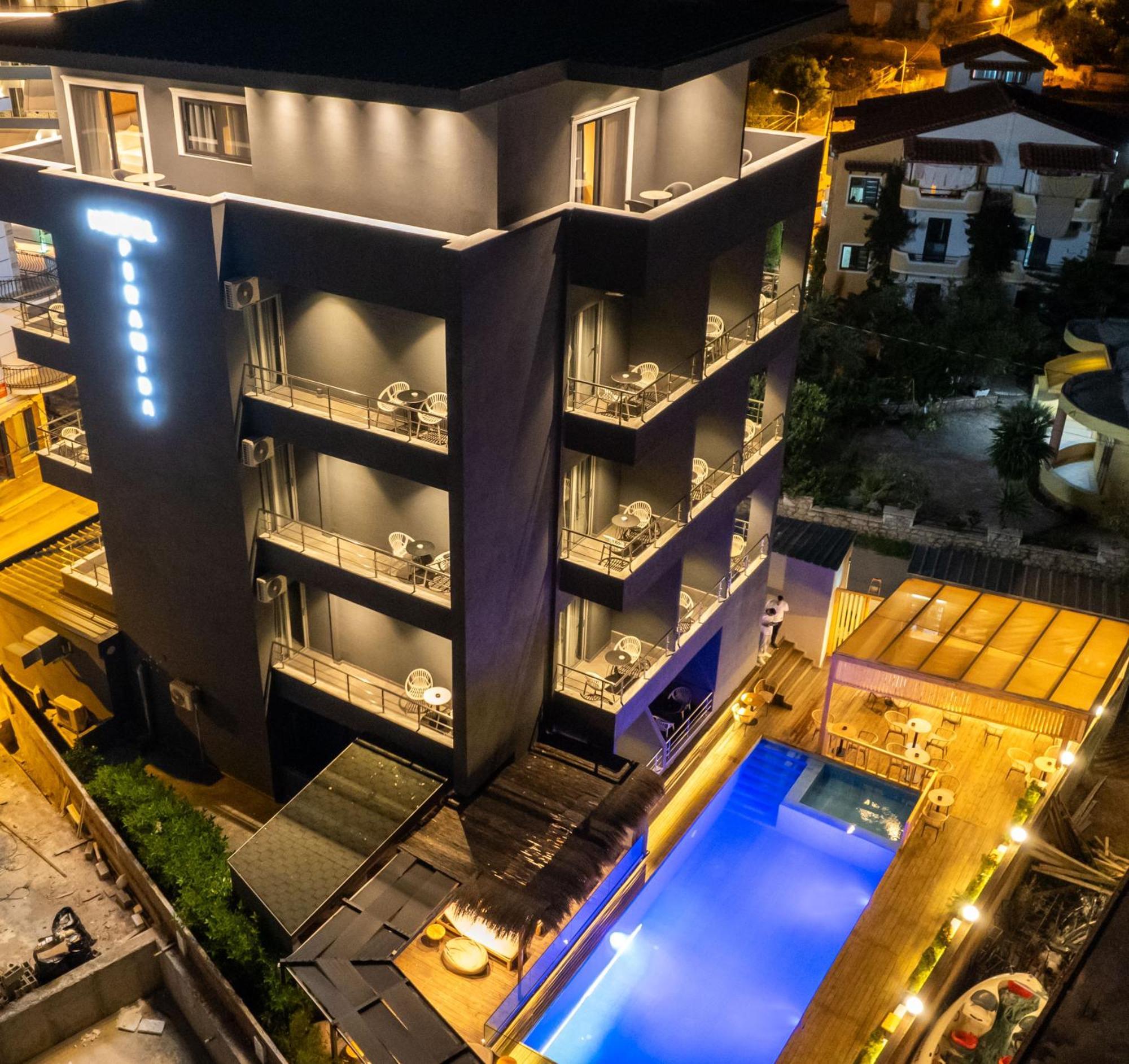 Hotel Piramida Ksamil Buitenkant foto